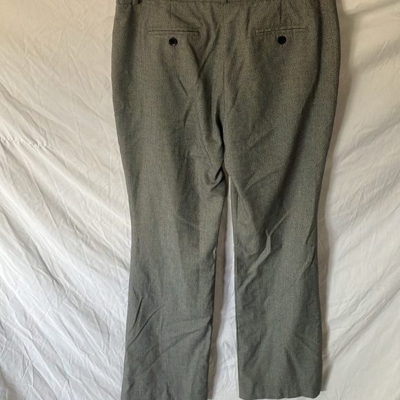 Worthington:Gray Houndstooth Dress Pants-Office/Business-Modern Fit boot cut- 10 - Picture 12 of 16